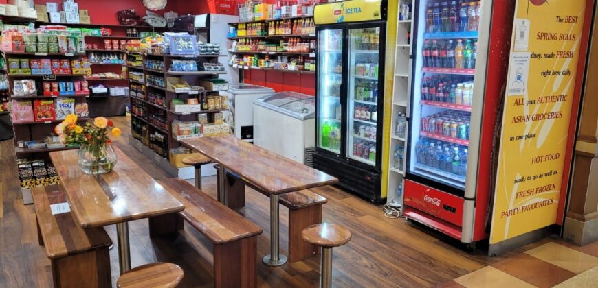 LOCATION…LOCATION. This busy Grocery and Takeaway available in large centre opposite COLES