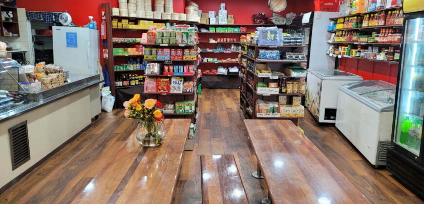 LOCATION…LOCATION. This busy Grocery and Takeaway available in large centre opposite COLES