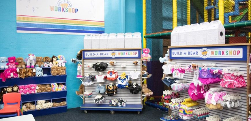 Kids Playland, Build-A-Bear, Laser Skirmish, Licensed Bar & Cafe