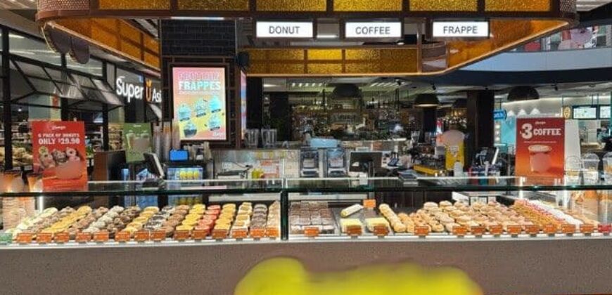 Turnkey Donut and Coffee Franchise in Major Sutherland Shire Shopping Centre
