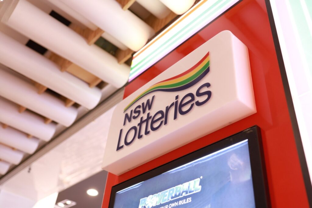 NSW lotteries signage